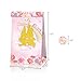 12 Pcs Princess Castle-Themed Gift Bags,Set of 4 Reversible Designs with Decorative Stickers, Perfect for Little Princesses' Birthdays, Themed Parties, and All Celebrations