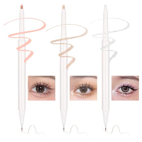 Set 3 piezas delineador líquido maquillaje multicolor