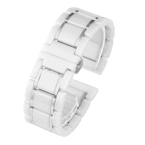 [|Ő] 20mm 22mm Z~bNXeXX`[ ubNS[hXgbv Samsung S2 3 4 Huawei GTEHb`Xgbv uXbg Xgoh xgΉ(White X silver,22mm)