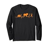 Photo Gallery bulldog dog heartbeat pumpkin funny halloween costume maglia a manica Photo Gallery bulldog dog heartbeat pumpkin funny halloween costume maglia a manica