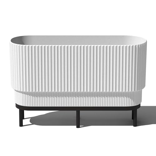 Image of Veradek Demi Series Raised Long Planter - Wide Planter with Stand