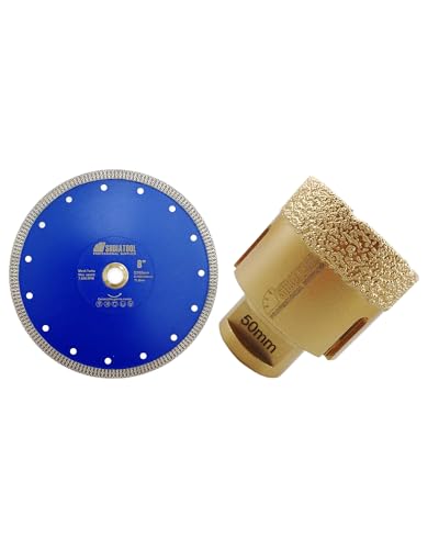 SHDIATOOL Forets Diamant 50mm évitent la casse du carrelage lors du perçage