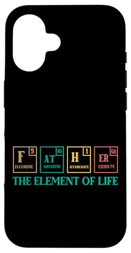 Padre El Elemento De La Vida Tabla Periódica Carcasa para iPhone 16