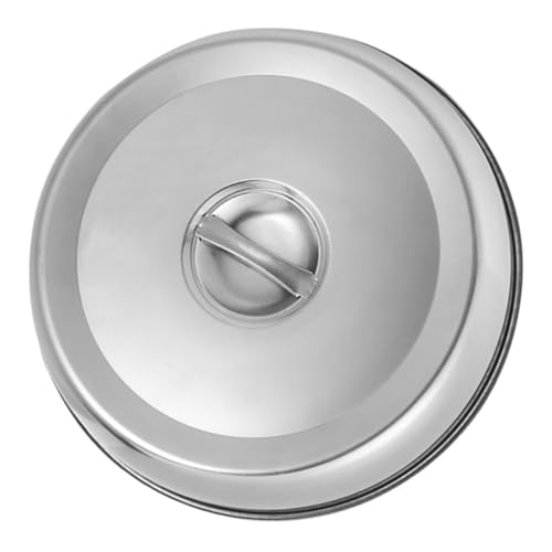 SOIMISS Tapa de Olla Redonda de Acero Inoxidable Tapa para Servir Comida Cubierta de Cúpula para Pasteles Cubierta para Alimentos de Uso Doméstico
