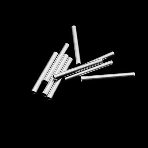 Microfluidic System Tube Connector Set, PDMS Chip Adapter, Stainless Steel, 10 Pieces (23G Straight 0.3 * 0.6 * 16mm ID*OD*L)