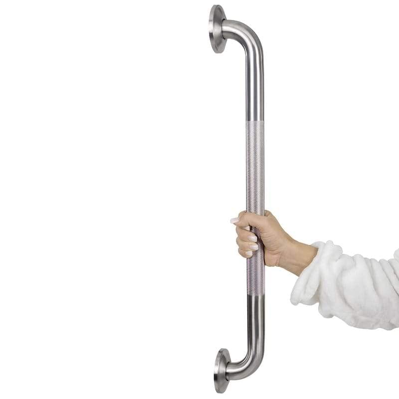 Vive Grab Bar for Bathtubs and Showers (Textured) - Handicap Bathroom Safety Rail for Elderly - Wall...