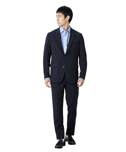 美品 ナノユニバース ストレッチスーツ ジャージー トラベル ネイビー M Amazon.co.jp: ナノ・ユニバース(NANO universe): 【MEN】スーツ