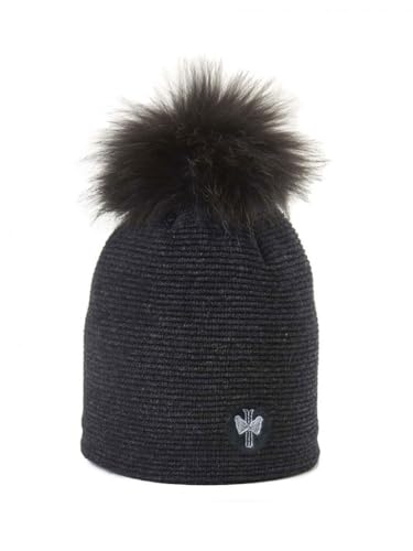 Bonnet femme Tivoli taille unique élastique en laine et doublure polaire
