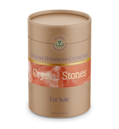 Foto de Piedras de sal de cristal originales del Himalaya para suela de 2.2 libras (2.2 lbs) – Aumenta la hidratación, la energía, la vibración, la comunicación celular y repone electrolitos con 84 (imagen 2)