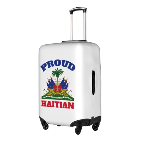Travel Luggage Cover Vintage Haiti Flag Fashion Washable Baggage Suitcase Protector Fit For Luggage Large2