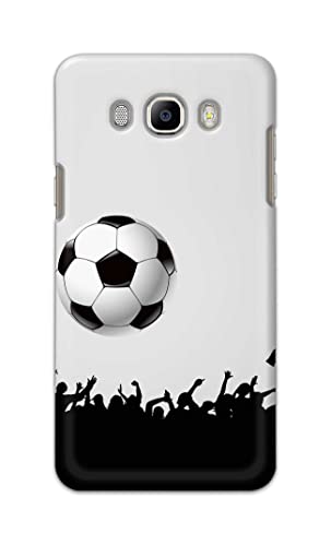 Image of Printed Hard Back Cover Case for Samsung Galaxy J7 2016 | Samsung Galaxy On 8 2016 Back Cover (Football Icon) -1302