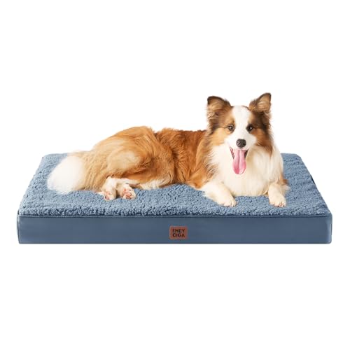 Image of EHEYCIGA Orthopedic Dog Bed Large with Removable Washable Cover, 36x27