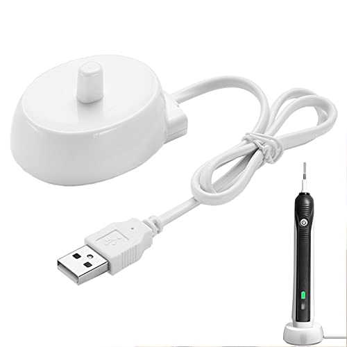 Chargeur Brosse a Dent O-ral b pour B-raun Modèle 3757 Port USB Universel Étanche Portable Chargeur de Brosse à Dents Électrique pour B-raun O-ral B Chargeur de Voyage de Remplacement