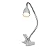 Brilliant Anthony LED Schreibtischklemmleuchte, 2,4W LED integriert, Metall / Kunststoff, titan G92936/11