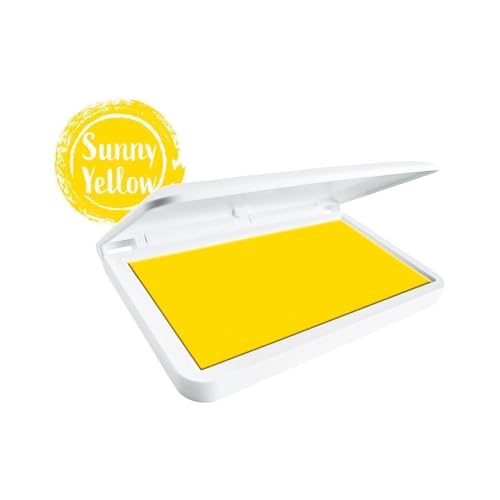 COLOP MAKE 1 Stempelkissen, sunny yellow, 50 x 90 mm, Kissen für traditionelle Handstempel und Kreativstempel