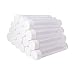 12PCS 25ML/0.85oz Empty Reusable Clear Plastic Sample Bottles Testing Tube with White Screw Cap Cosmetic Vial Storage Containers For Scientific Experiment