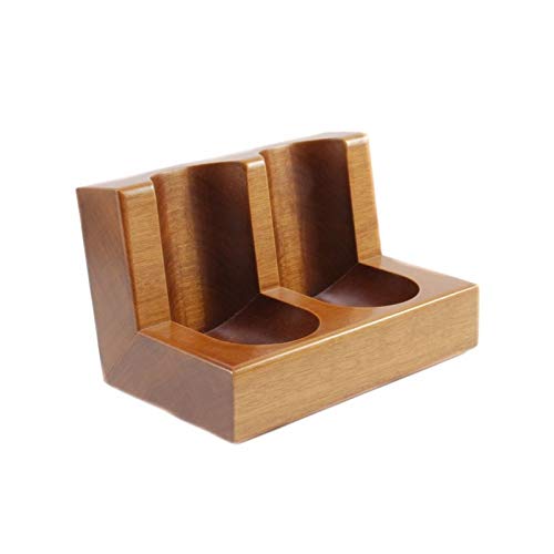 Lubinski - Portapipe Poggiapipe 2 posti CHAIR - Noce - Made in Italy