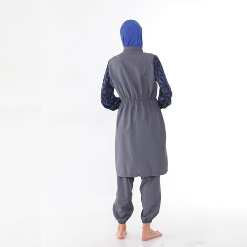 Islamic Long Sleeve Swimsuits for Women Modest Muslim 4 PCS | Full Cover Rash Guard Burkini | Arabic Swimwear4