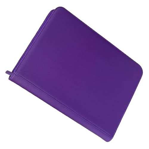 Álbum de tarjetas con cremallera y acabado resistente de 4 fundas para colecciones valiosas 6