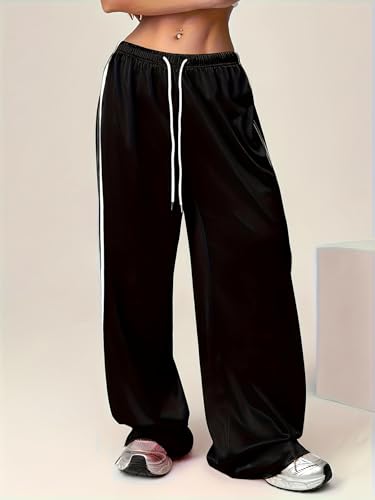 Image of dockstreet Women's /Unisex ONESOPEN Bottom Drawstring Pure Cotton Stretchable Baggy Jogger Pants
