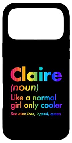 Claire Like A Normal Girl Only Cooler Queen ���O �X�}�z�P�[�X iPhone 17 Pro Max �p