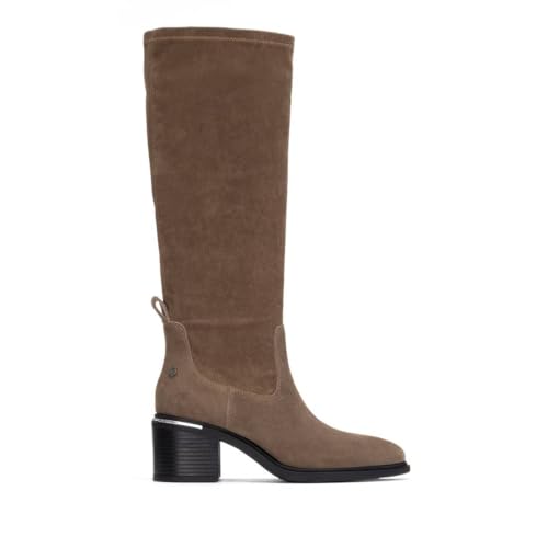 Carmela - Bota Mujer Taupe - Calzado Cómodo y Versátil - Moda casual - Modelo 16264601 (Talla 37)