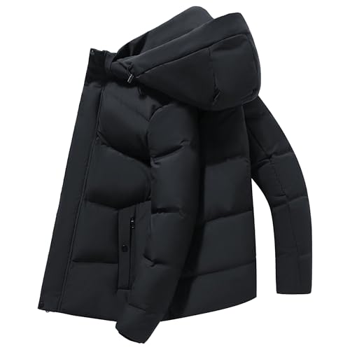 Veste coupe-vent homme à capuche pour balades et loisirs d'hiver
