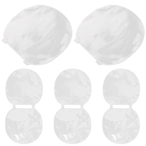 VANZACK 5pcs Professional Racket Guard Film Transparent Double Sided Protective Cover for Table Tennis Paddles Durable Adhesive Design for Enhanced Lifespan and Seamless Look