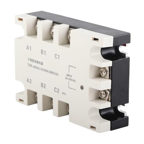 Relais à semi-conducteurs triphasé 40A AC AC TSR-40AA H pour commande industrielle - 4