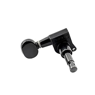 Wilkinson 6 en Ligne E-Z-LOK Bouton Mini Ovale Mécaniques pour Fender Strat/Tele Guitare électrique, Noir - Les Beatles, Paul McCartney, John Lennon, RIngo Starr, George Harrison Wilkinson 6 en Ligne E-Z-LOK Bouton Mini Ovale Mécaniques pour Fender Strat/Tele Guitare électrique, Noir – Image 6