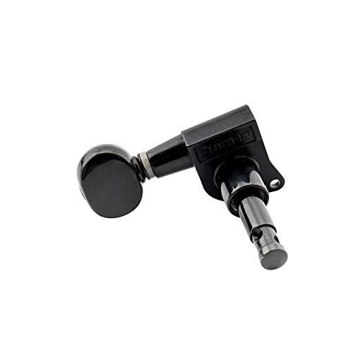 Wilkinson 6 en Ligne E-Z-LOK Bouton Mini Ovale Mécaniques pour Fender Strat/Tele Guitare électrique, Noir - Les Beatles, Paul McCartney, John Lennon, RIngo Starr, George Harrison Wilkinson 6 en Ligne E-Z-LOK Bouton Mini Ovale Mécaniques pour Fender Strat/Tele Guitare électrique, Noir – Image 7