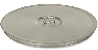 Test Pan Cover, S/S, 8 in, Lifting Ring, Mfr: CS8 W/R-A