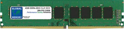 Ram - Memoria RAM DDR4 2933 MHz PC4-23400 288 PIN ECC DIMM (UDIMM) per server/workstation e schede madri