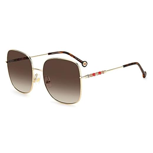 Óculos de Sol Carolina Herrera Ch 0035 J5g - Dourado 59