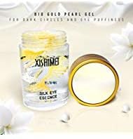 Silk Essence Eye Serum โ Bio Gold Pearl Gel for Dark Circles and Eye Puffiness โ Anti Aging, Anti Wrinkle and Cell Renewal Essence - Chinese Herbs and Pearl Powder 1 Ounce