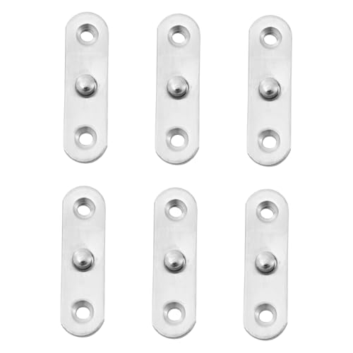 GETAJGHSD 6個 ステンレス鋼可能転ヒンジ 隠しドア用ピボットヒンジ アルミ扉対応 耐久性 防錆設計 家用窓 室内ドア用
