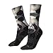 XZDWPY Panda in the water Unisex Mid-Calf Socks 2 Black-2 Polyester Skin-Friendly Moisture-Wicking Fashionable Crew Socks