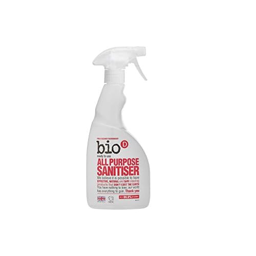 Bio-D All Purpose Sanitiser Spray 500ml | Eco Friendly | Allergy Friendly | Vegan | Cruelty Free