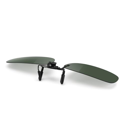 Image of MERRY'S Polarized Clip on Sunglasses Flip Up Metal Clip Attachments for Prescription Glasses