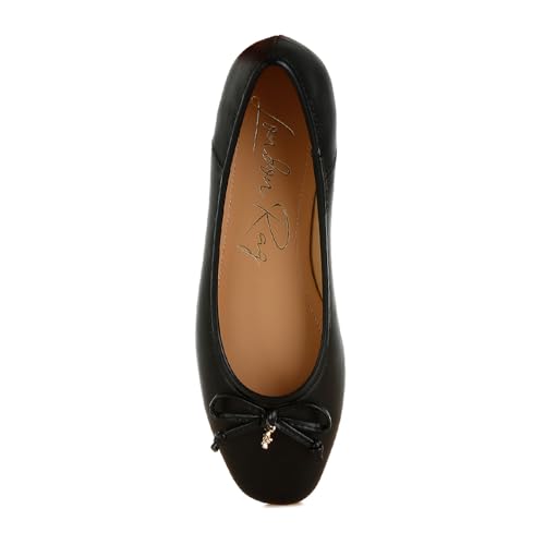Enchanted Faux Leather Casual Ballerinas4