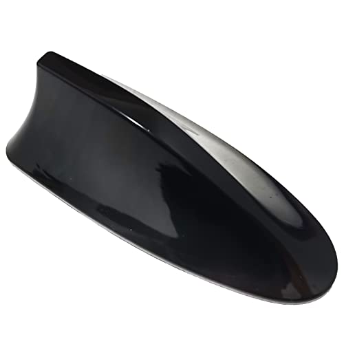 CYDZSW Car Shark Fin Antenna,Universal Car Shark Fins Antenna Cover Mods(Black)