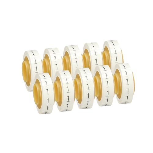 3M ScotchCode Wire Marker Tape Refill Roll SDR-1, 10 Rolls Printed with Number '1', Use with 3M ScotchCode STD Tape Dispensers, For Marking Wire and Cables, Electrical Cable Management 3M ScotchCode Wire Marker Tape Refill Roll SDR-1, 10 Rolls Printed with Number '1', Use with 3M ScotchCode STD Tape Dispensers, For Marking Wire and Cables, Electrical Cable Management