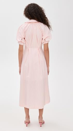 English Factory Women's Seersucker Striped Midi Dress3