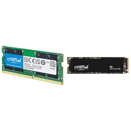 Image of Crucial RAM 32GB DDR4 3200MHz CL22 (or 2933MHz or 2666MHz) Laptop Memory CT32G4SFD832A