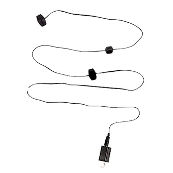 Kurt S. Adler 6-Foot 6 Power Outlets USB Extension Cord, Black