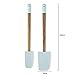 Jamie Oliver Non-Stick Silicone Spatula Set of 2 - Kitchen Utensils for Baking and Cooking - Heat Resistant