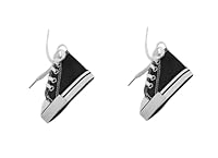 Schwarzer Motorradständer, Seitenständer, Dekoration, Segeltuchschuhe, für Motorrad, Fußstütze für Mode, kleine Schuhe, Fahrradständer, Rahmen und Befestigungen (2)