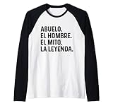 Photo Gallery uomo abuelo el hombre mito leyenda festa del papà dia del padre maglia con maniche raglan Photo Gallery uomo abuelo el hombre mito leyenda festa del papà dia del padre maglia con maniche raglan
