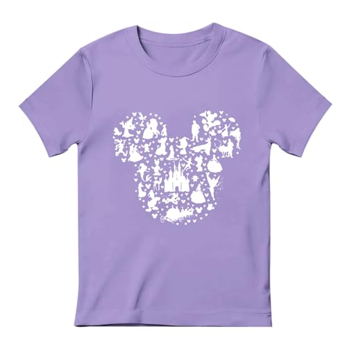 Magic Kingdom Shirts for Girls Magical Castle Fairy Graphic Cute T Shirt Kids Holiday Family Vacation Trip Tee Tops