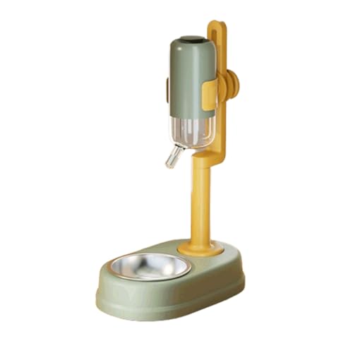 Fuente para Mascotas, alimentador de Agua Potable Vertical Multifuncional, Control de Fugas, extraíble, Lavable, Gatos, Perros, múltiples Mascotas